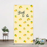 Lofaris Sweet Lemons Bride To Be Celebration Rectangle Backdrop